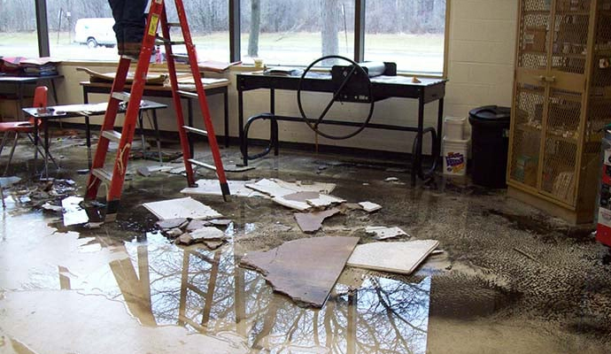Floor Water Damage Restoration in Auburn Hills, MI