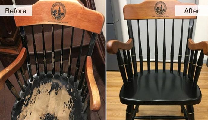 Collage of before and after content restoration