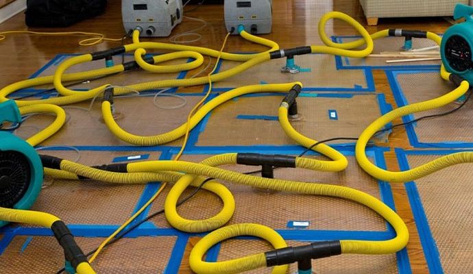 Water damage restoration equipment