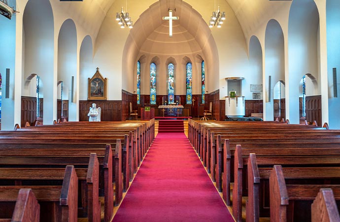 Interior of a church