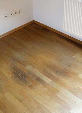 damaged wooden floor