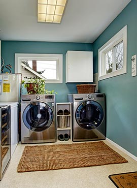 modern laundry room