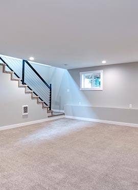 nice and clean basement