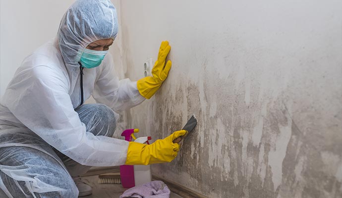 Mold removing using equipment