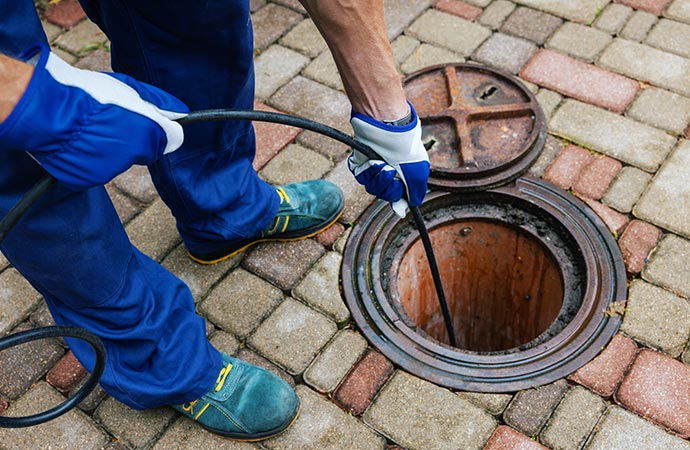 Professional sewage cleaning